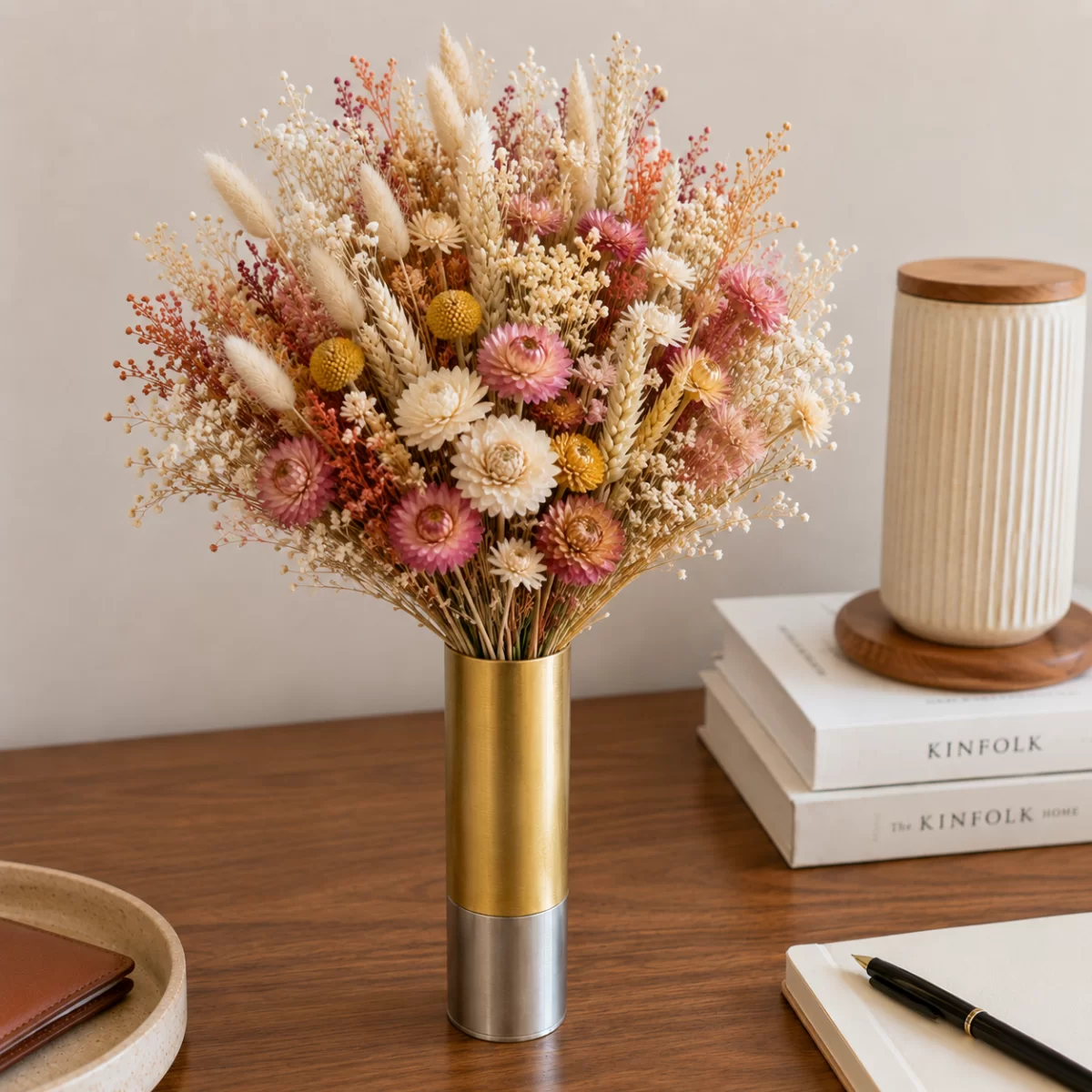 Brass Steel Vase