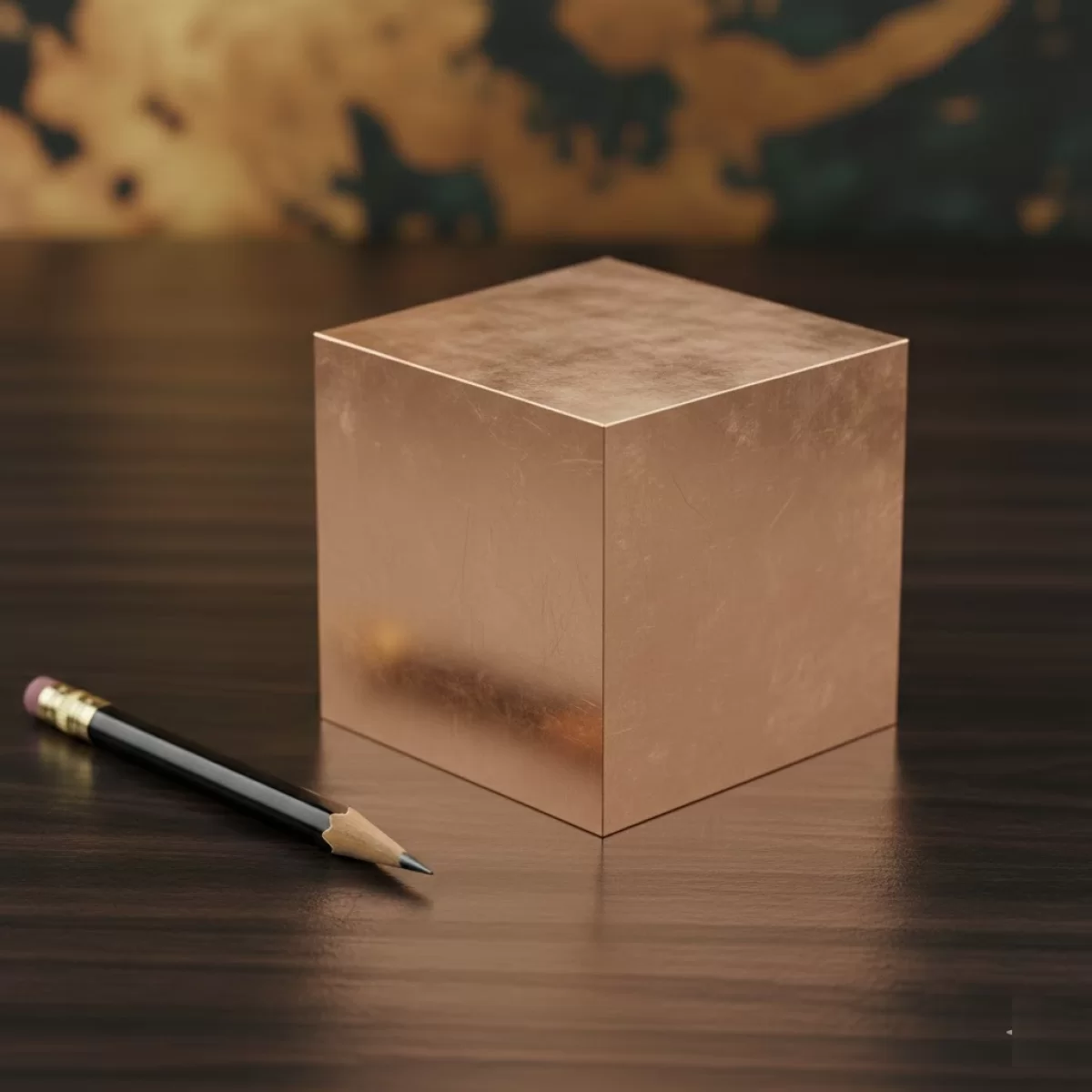 Solid Copper Paperweight