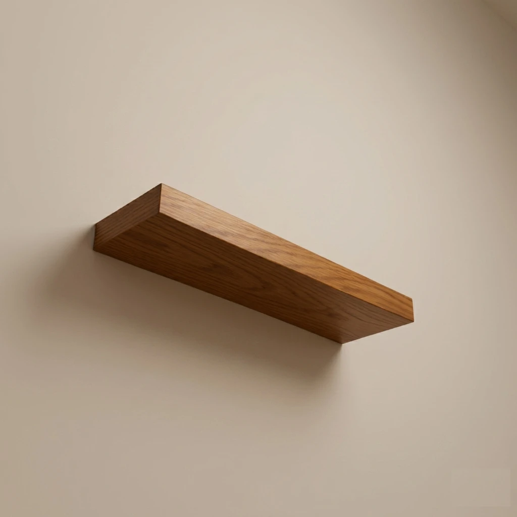 Floating Teak Shelf (3 sizes)