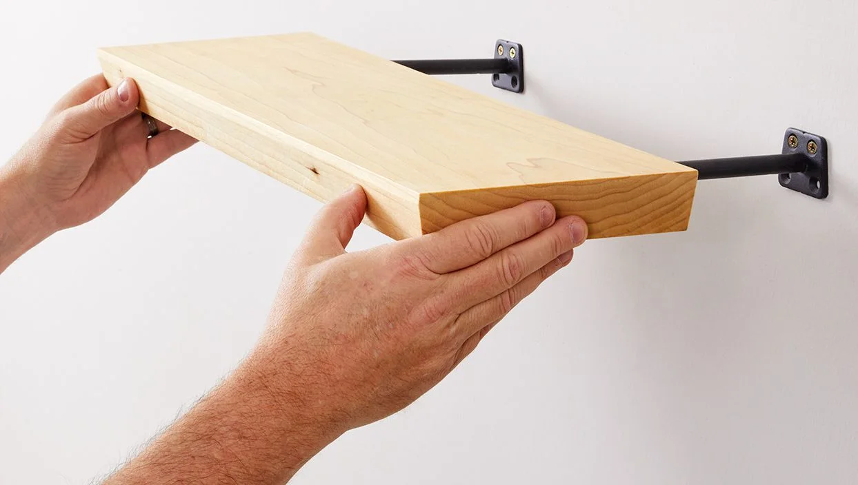 Floating Teak Shelf (3 sizes)